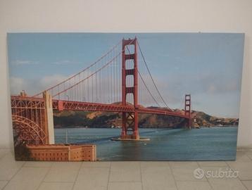 Quadro moderno Golden Gate Bridge XXL 160x90 cm