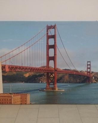 Quadro moderno Golden Gate Bridge XXL 160x90 cm