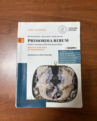 Libro Latino "Primordia Rerum" Vol. 2 - Loescher