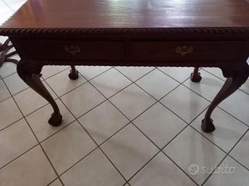 SCRIVANIA  IN LEGNO MASSELLO
