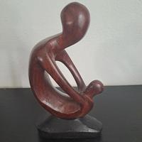 statuetta in legno