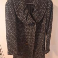 Cappotto nero fantasia