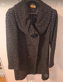 Cappotto nero fantasia