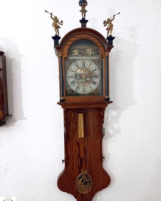 176300 Antico orologio a pendolo olandese H=140 cm