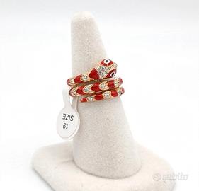 anello serpente nuovo mis 19