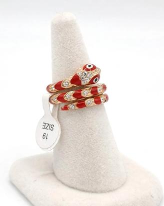 anello serpente nuovo mis 19