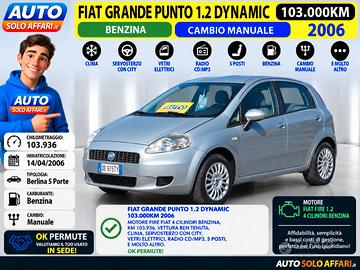 Fiat Grande Punto 5 Porte GRANDE PUNTO 1.2 5P DYNA