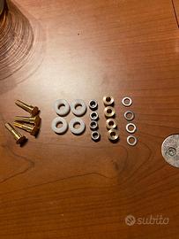 Kit scorrimento perno lungo ottone + dadi 14