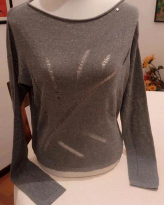 Gas - Maglia Donna in Filato Lurex - Medium 