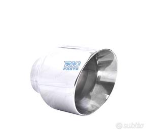 TERMINALE SCARICO UNIVERSALE CROMATO A COLLETTORE 