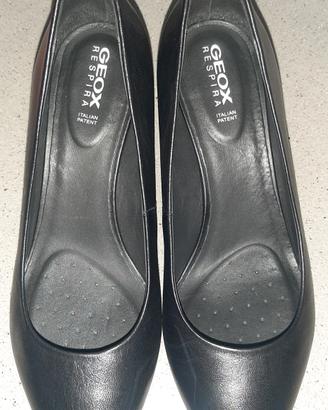 Scarpe donna in pelle nera  nr 37 