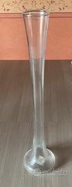 Vaso in vetro collo lungo