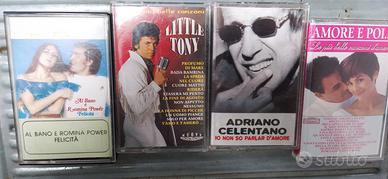 4 cassette Al Bano Romina Celentano Little Tony  