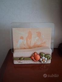 Portafoto in ceramica e vetro Thun