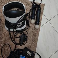 Visore VR PlayStation con accessori e 2 giochi
