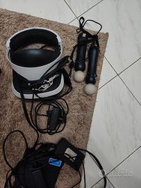 Visore VR PlayStation con accessori e 2 giochi
