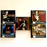 Tutta la saga Tomb Raider PS1 5 giochi PAL FR