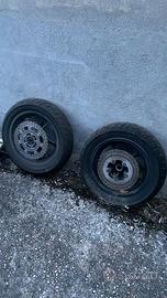 Ruota completa con freni a dischi Kimko