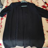 Spolverino Nero Donna Taglia 52