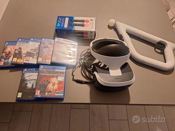 Playstation VR + Aim controller + Move + 7 giochi