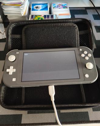 Nintendo switch lite grigia + accessori