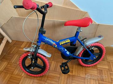Dino Bikes Spiderman 12" Bicicletta da Bambini
