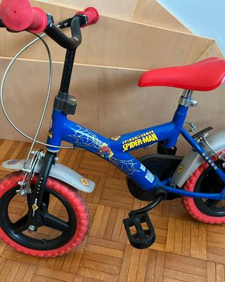 Dino Bikes Spiderman 12" Bicicletta da Bambini