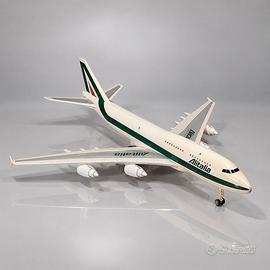Modellino Aereo Alitalia Vintage in Plastica 60 cm