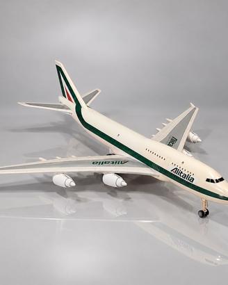 Modellino Aereo Alitalia Vintage in Plastica 60 cm
