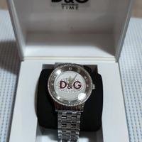 Orologio D&G Time in acciaio con strass - Completo
