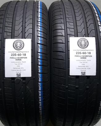 2 GOMME 235 60 18 PIRELLI A76439