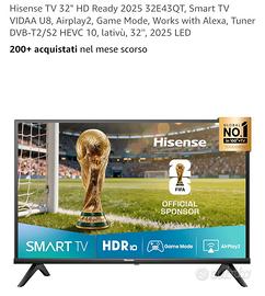 Smart TV Hisense 32 " nuova
