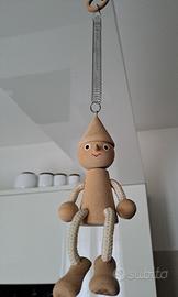 Pinocchio artigianale in legno 