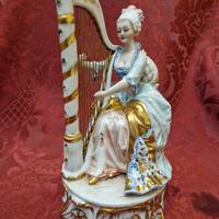 Dama con Arpa - Vintage Anni '80