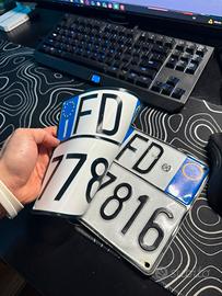 🚹TARGA replica ufficiale INDISTRUTTIBILE🚹