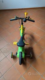 Bici 14 pollici con rotelle 