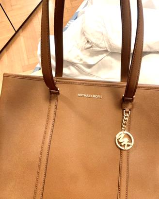 Borsa a tracolla Michael Kors marrone nuova