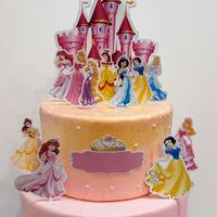 Torta scenografica principesse 