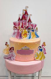 Torta scenografica principesse 