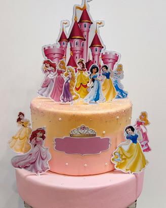 Torta scenografica principesse 