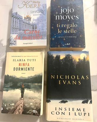 4 libri di I. Tuti, N. Evans, P. Kerr, J. Moyes