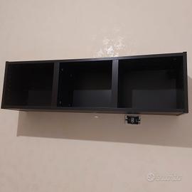 libreria a muro a 3 scomparti