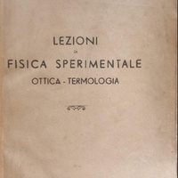 Lezioni di Fisica Sperimentale – Giuseppe Cocconi