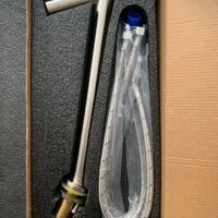 Miscelatore design lavabo bagno spazzolato