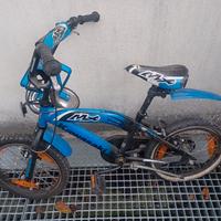 Bici bambino Kawasaki con anche rotelle da,sistema