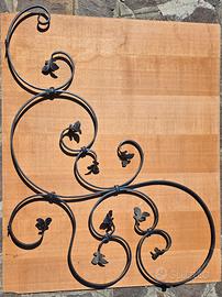 Fregio decorativo in ferro battuto - 110x75cm
