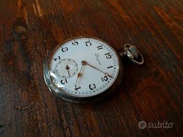 LONGINES ARGENTO Orologio Tasca Cipolla ORIGINALE Abbigliamento e Accessori In vendita a Torino