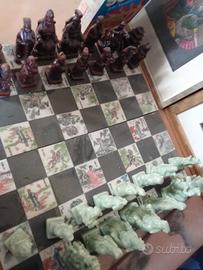 scacchi in vero marmo