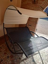 Divano dondolo da giardino