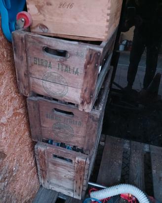 Cassette birra legno